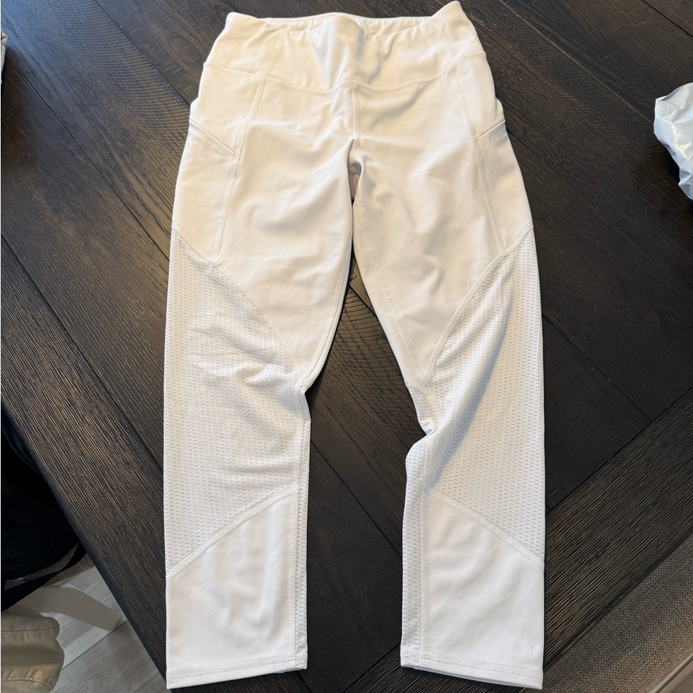 Athleta white leggings